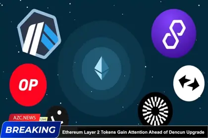 Show news Ethereum Layer 2 Tokens Gain Attention Ahead of Dencun Upgrade News images Ethereum Layer 2 Tokens Gain Attention Ahead of Dencun Upgrade